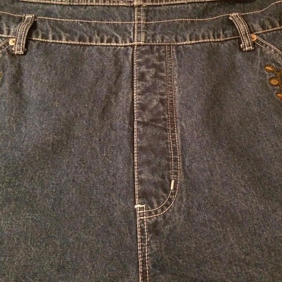 NWOT Women's Vintage Denim Overall Shorts - Picture 4 of 8